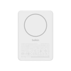 PowerBank magnétique Slim BoostCharge iPhone - Blanc - Belkin photo 1
