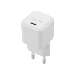 Chargeur secteur GaN 30W USB-C - pour smartphones, tablettes et laptops USB-C - Blanc photo 1