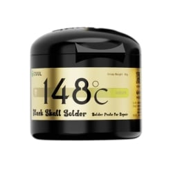 Pâte à souder Black Skull RS148 148°C 50g - pour smartphones et PCB - Noir photo 1