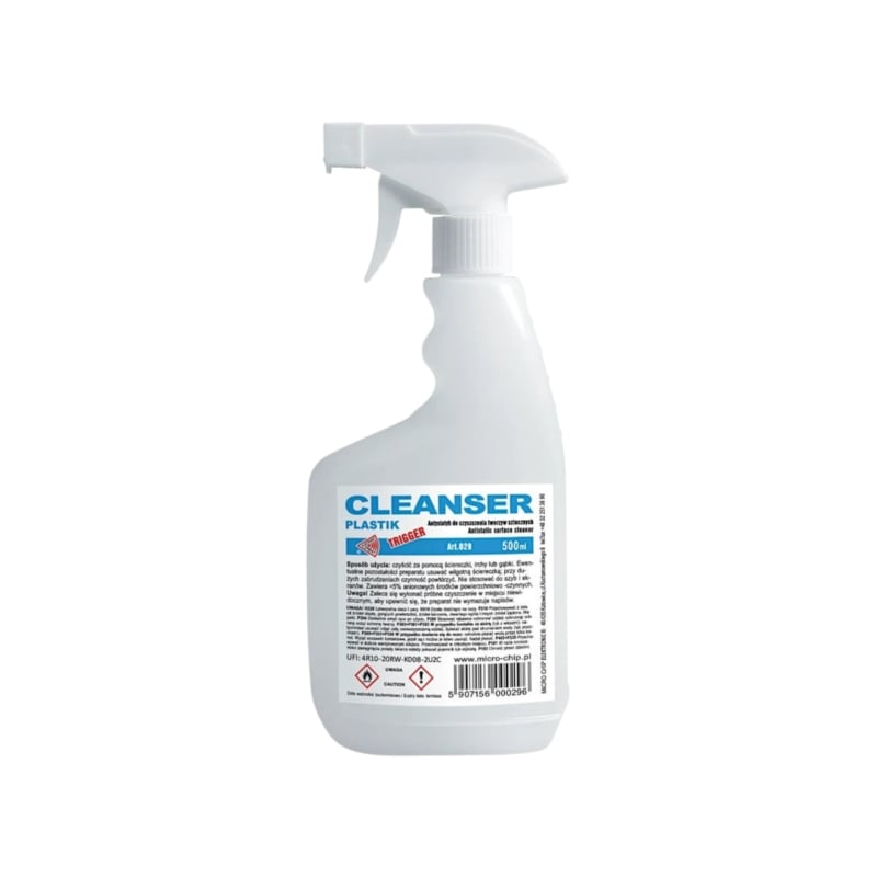 Nettoyant liquide dégraissant antistatique pour surfaces plastiques - Bleu - MCE photo 1
