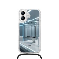 Coque miroir iPhone 16 - Noir