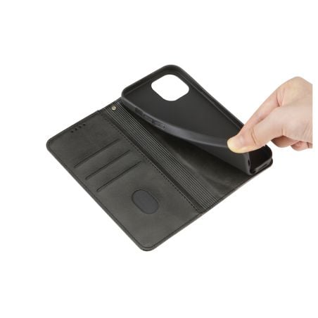 Étui folio iPhone 7, 8, SE 2020 et SE 2022 - Noir