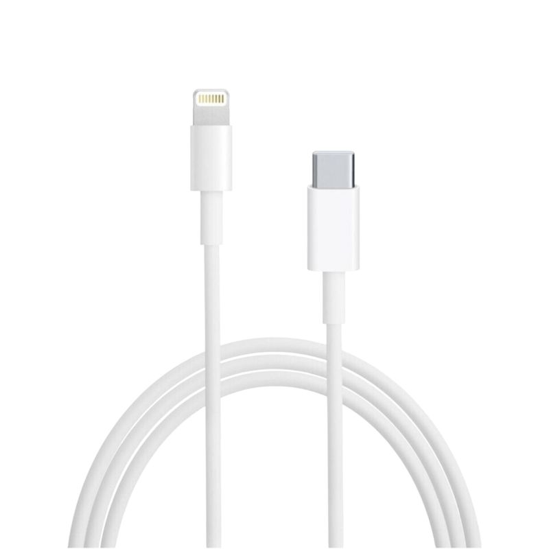 Câble USB-C vers Lightning pour iPhone, iPad et iPod - Blanc - Apple