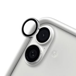 Verre trempé de lentilles iPhone 16, 16 Plus et 17 - Argent - Rhinoshield