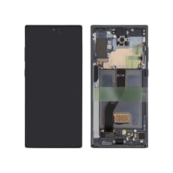 Bloc écran Dynamic Amoled et vitre pré-montés sur châssis pour Samsung Galaxy Note 10+ Noir Cosmos_photo2