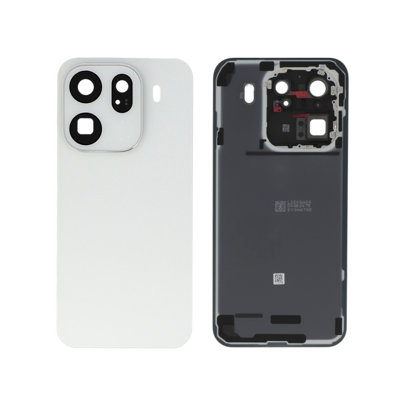 Vitre arrière Oppo Find X9 Pro - Origine Oppo - Blanc Soie photo 1
