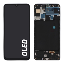 Ecran OLED avec châssis Galaxy A50 - Compatible photo 1