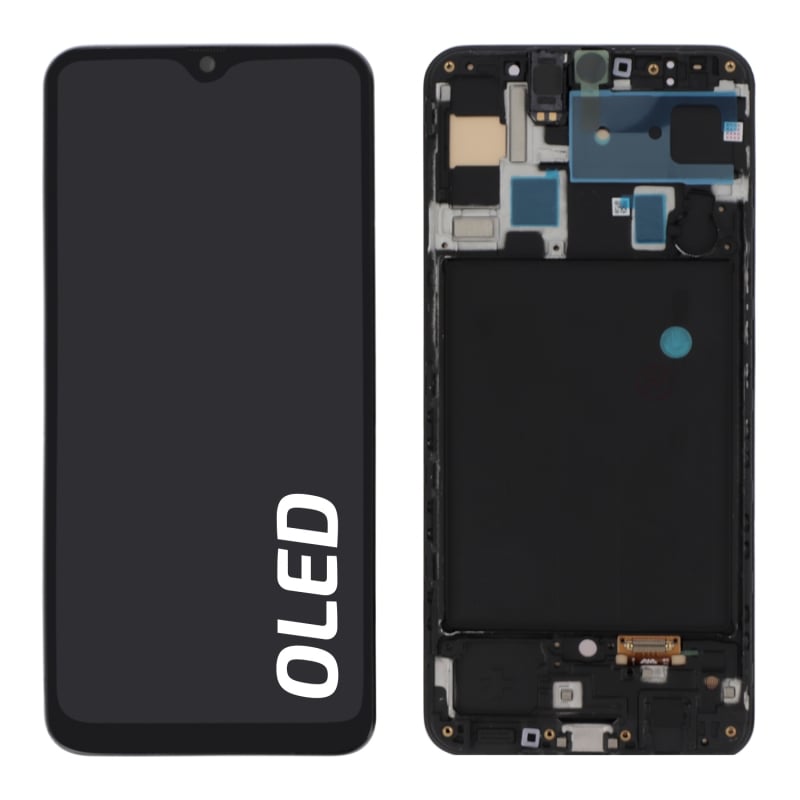 Ecran OLED avec châssis Galaxy A50 - Compatible photo 1