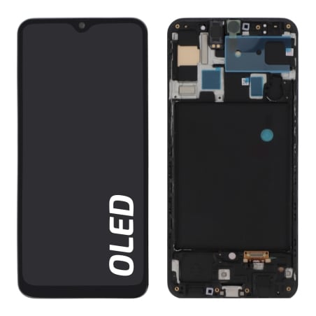 Ecran OLED avec châssis Galaxy A50 - Compatible photo 1