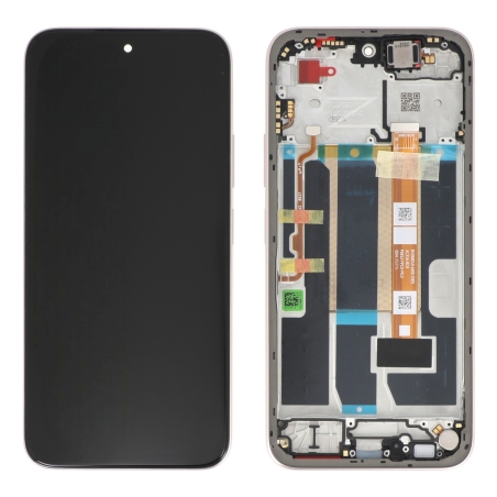 Ecran avec châssis Oppo A6 5G - Origine Oppo - Or Aurore photo 2