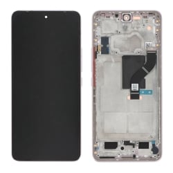 Ecran avec châssis Xiaomi 12 Lite - Origine reconditionné - Rose photo 2