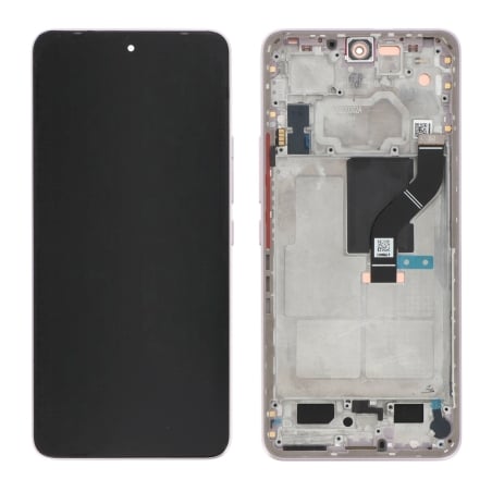 Ecran avec châssis Xiaomi 12 Lite - Origine reconditionné - Rose photo 2