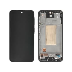 Ecran avec châssis Galaxy A37 5G - Origine reconditionné - Noir photo 1