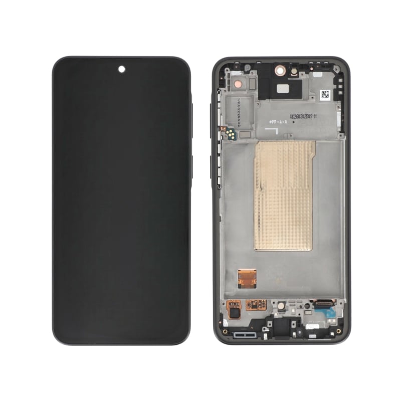 Ecran avec châssis Galaxy A37 5G - Origine reconditionné - Noir photo 1