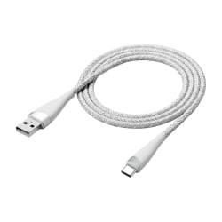 Câble tressé USB-C 1m Blanc photo 4