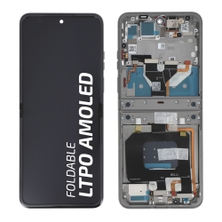 Ecran avec châssis Motorola Razr 70 - Origine Motorola - Hématite photo 1