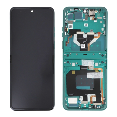 Ecran avec châssis Motorola Razr 70 - Origine Motorola - Vert photo 2