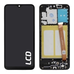 Ecran complet avec châssis pour Samsung Galaxy A20e_photo1