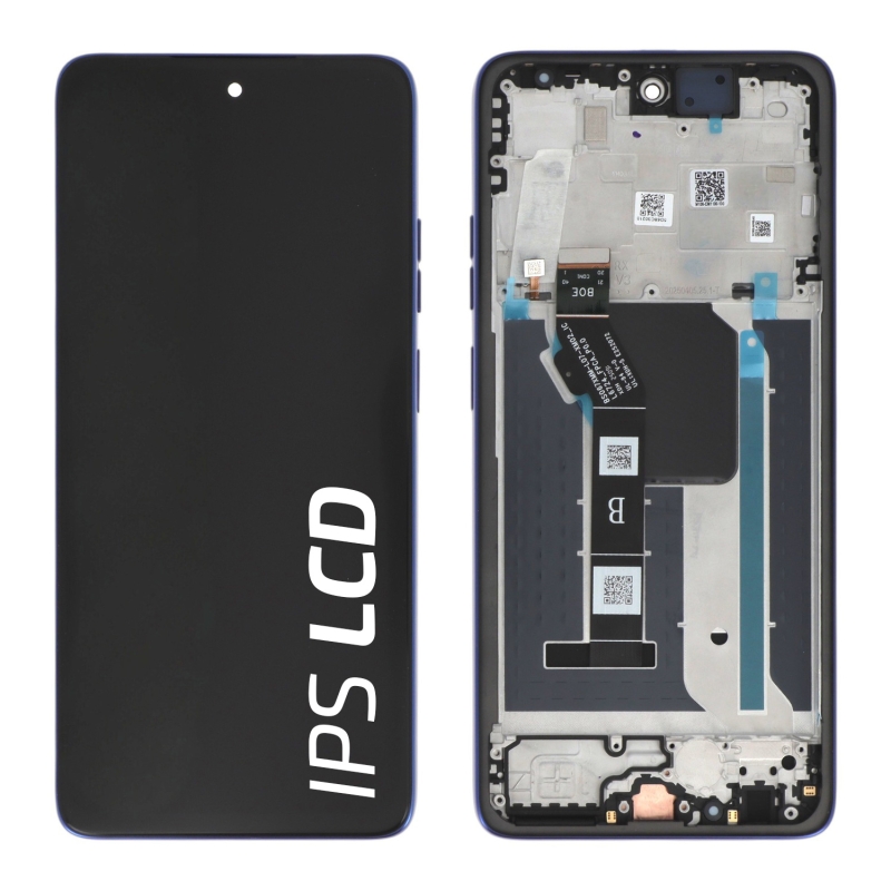 Ecran avec châssis Moto G56 5G - Origine Motorola - Bleu photo 1