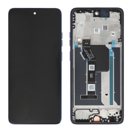 Ecran avec châssis Moto G56 5G - Origine Motorola - Bleu photo 2