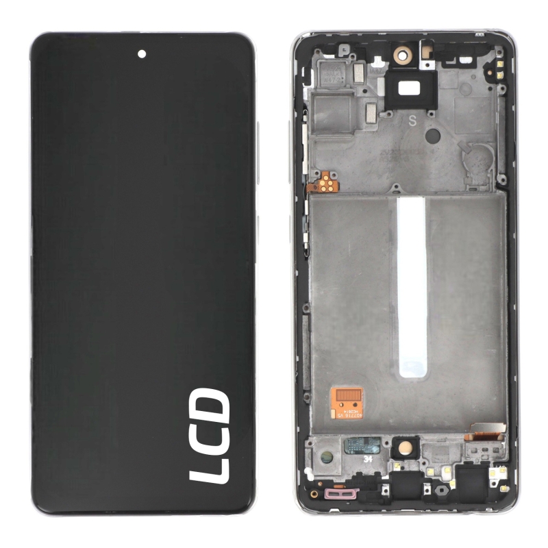 Ecran Incell avec châssis Galaxy A52S 5G - Blanc photo 1