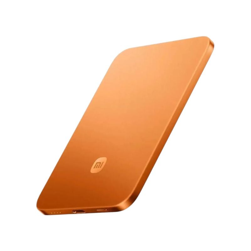 Powerbank magnétique Xiaomi - UltraThin 5000 mAh - Orange
