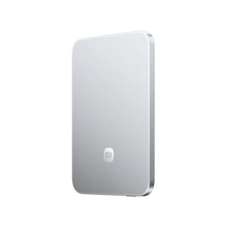 Powerbank magnétique Xiaomi - UltraThin 5000 mAh Silicium Carbone - Argent