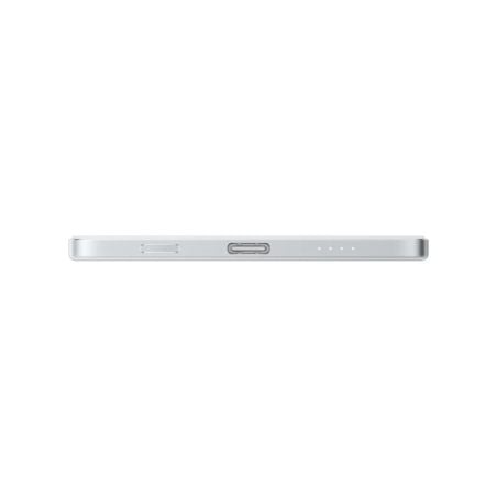 Powerbank magnétique Xiaomi - UltraThin 5000 mAh Silicium Carbone - Argent