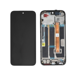 Ecran avec châssis Oppo A6 5G - Reconditionné - Noir photo 2