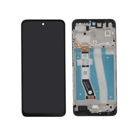Ecran avec châssis Moto G14 - Origine Motorola - Noir photo 1