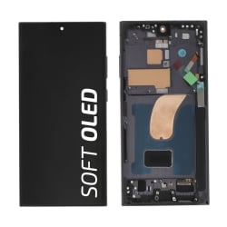 Ecran Soft OLED avec châssis Galaxy S23 Ultra - Rouge photo 1