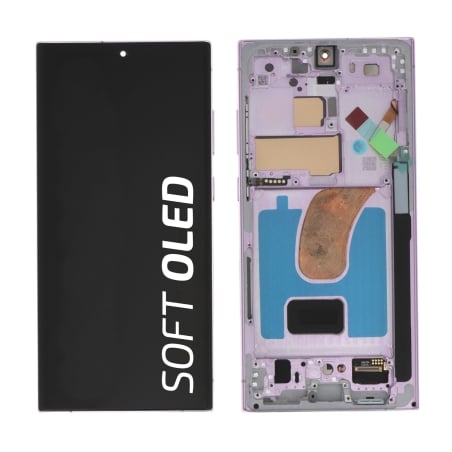Ecran Soft OLED avec châssis Galaxy S23 Ultra - Lavande photo 1