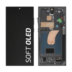Ecran Soft OLED avec châssis Galaxy S23 Ultra - Vert photo 1