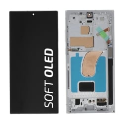 Ecran Soft OLED avec châssis Galaxy S23 Ultra - Bleu photo 1