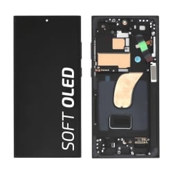 Ecran Soft OLED avec châssis Galaxy S23 Ultra - Graphite photo 1