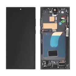 Ecran Soft OLED avec châssis Galaxy S23 Ultra - Noir photo 2