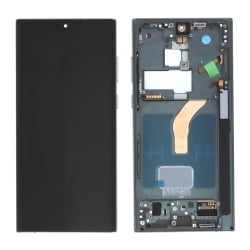 Ecran Soft OLED avec châssis Galaxy S22 Ultra - Vert photo 2