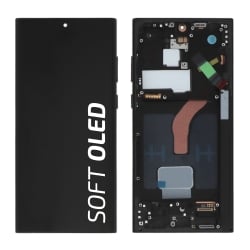 Ecran Soft OLED avec châssis Galaxy S22 Ultra - Gris photo 1