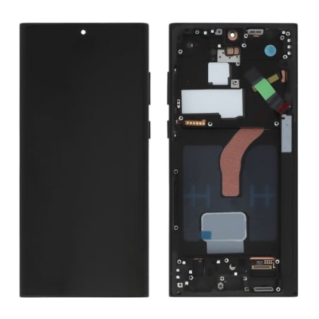 Ecran Soft OLED avec châssis Galaxy S22 Ultra - Gris photo 2