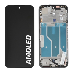 Ecran avec châssis Moto G87 5G - Origine Motorola - Noir photo 1