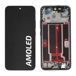 Ecran avec châssis Oppo A6 Pro 5G - Reconditionné - Noir photo 1