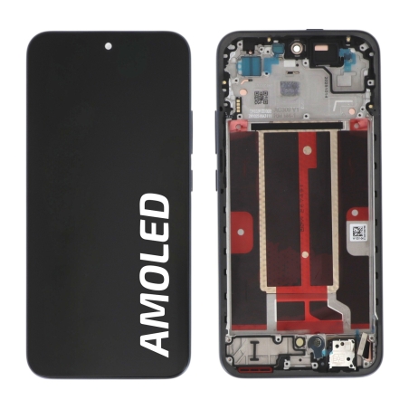 Ecran avec châssis Oppo A6 Pro 5G - Reconditionné - Noir photo 1