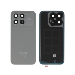 Vitre arrière Xiaomi Poco F8 Pro - Origine Xiaomi - Argent photo 1