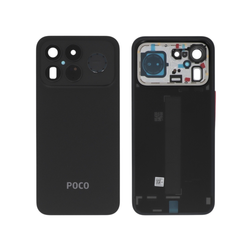 Vitre arrière Xiaomi Poco F8 Ultra - Origine Xiaomi - Noir photo 1