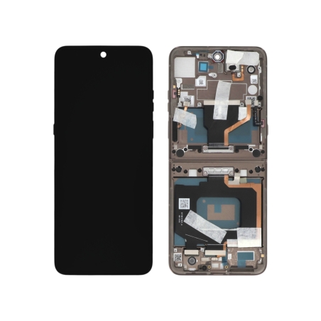 Ecran avec châssis Motorola Razr 70 Ultra - Origine Motorola - Cocoa photo 2