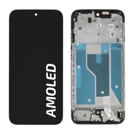 Ecran avec châssis Moto G77 5G - Origine Motorola - Noir photo 1