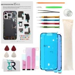Kit de réparation avec coussin chauffant pour iPhone 16 Pro Max