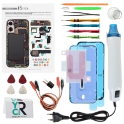 Kit de réparation avec décapeur thermique pour iPhone 17 photo 1