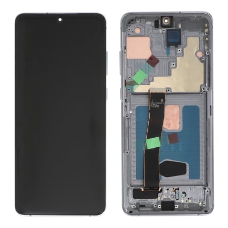 Ecran avec châssis Galaxy S20 Ultra - Soft OLED - Gris photo 2