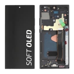 Ecran avec châssis Galaxy Note 20 Ultra - Soft OLED - Noir photo 1
